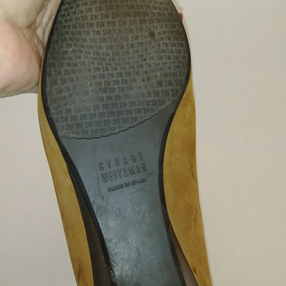 Stuart Weitzman suede booties. Quality! Sz8 - Picture 5 of 6